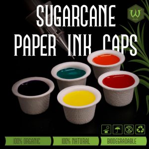 Papierfarbkappen Sugarcane Paper Ink Caps