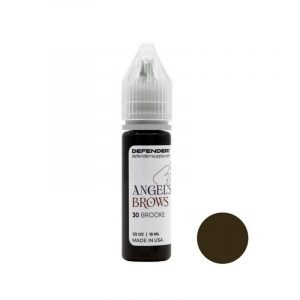 Гибридный пигмент перманентный макияж Angel’s Brows темный графит