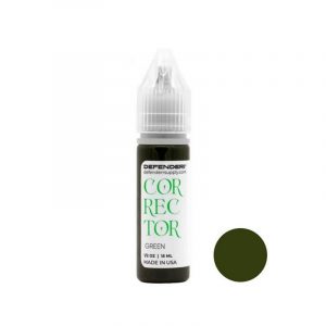 Гибридный пигмент перманентный макияж Angel’s Corrector зеленый