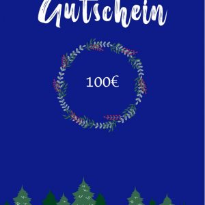 Gutschein 100€ für Leistungen in unserem Studio