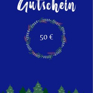 Gutschein 50€ für Leistungen in unserem Studio